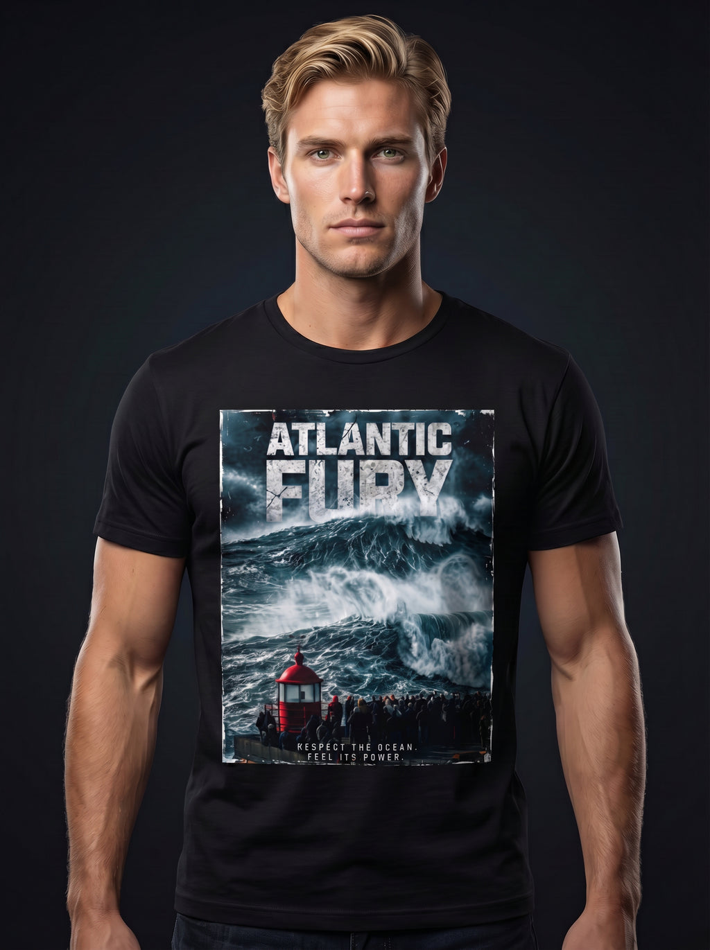 Unisex premium t-shirt - Atlantic Fury Collection